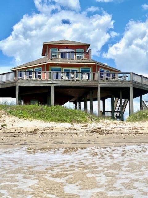 Stunning Beachfront 3 Bedroom Home, Coralmoonbeach Bolivar Peninsula ภายนอก รูปภาพ